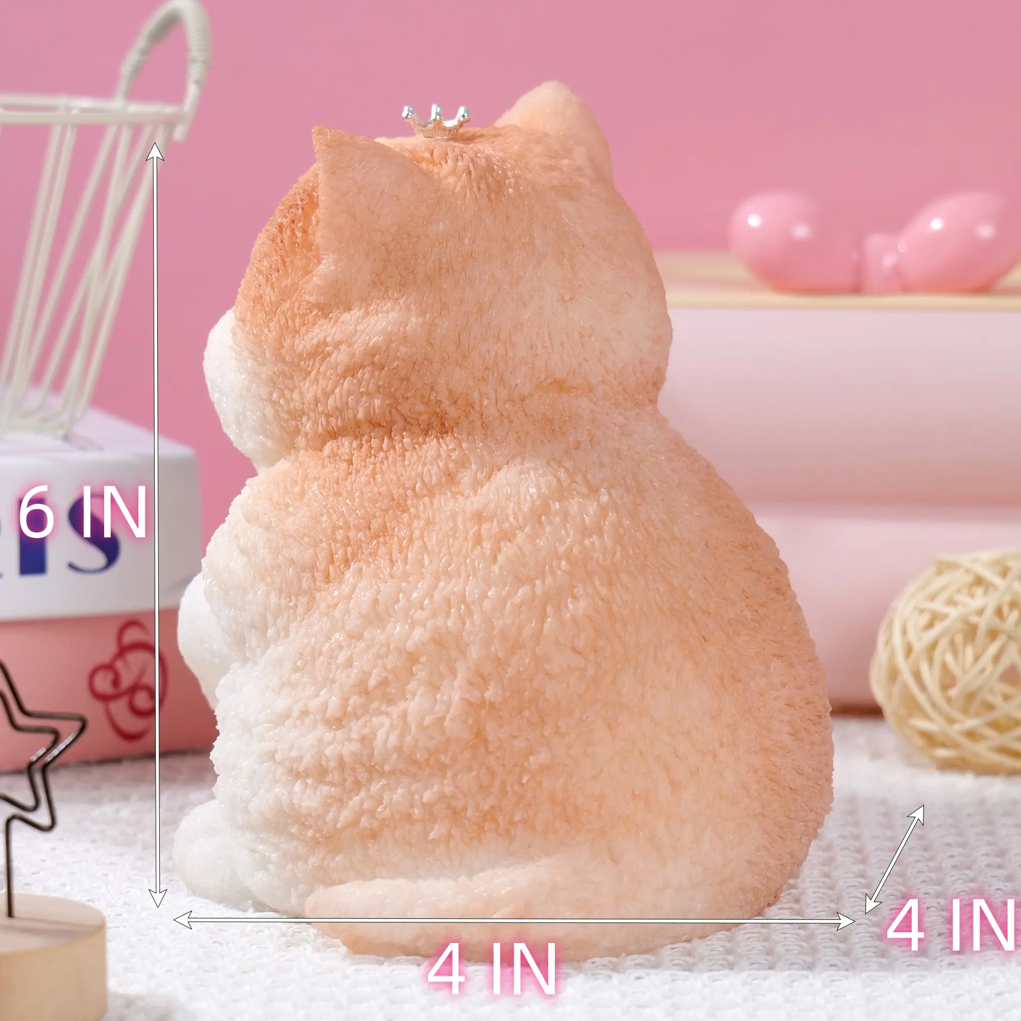 Large Taba Squishy Cat Squishy Dog Handmade Cute Cat DIY Squeeze Toy, Hyperreal Kawaii Cat Simulation Lovely Toy, Squeeze Autism Toys Stress Relidf toy, Silicone Pinch Cat