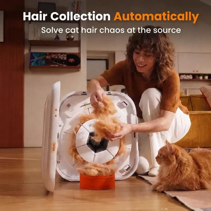 Self Grooming Cat Brush – Automatic Fur Collector That Cats Love for Easy Hair Removal & MassageSelf Grooming Cat Brush – Automatic Fur Collector That Cats Love for Easy Hair Removal & Massage