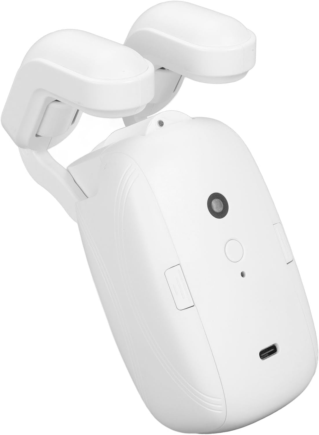 Wireless smart curtain motor with voice & app control, automatic light sensing, precise opening adjustment and ultra-quiet 25dB operation, easy wire-free installation for home automation.