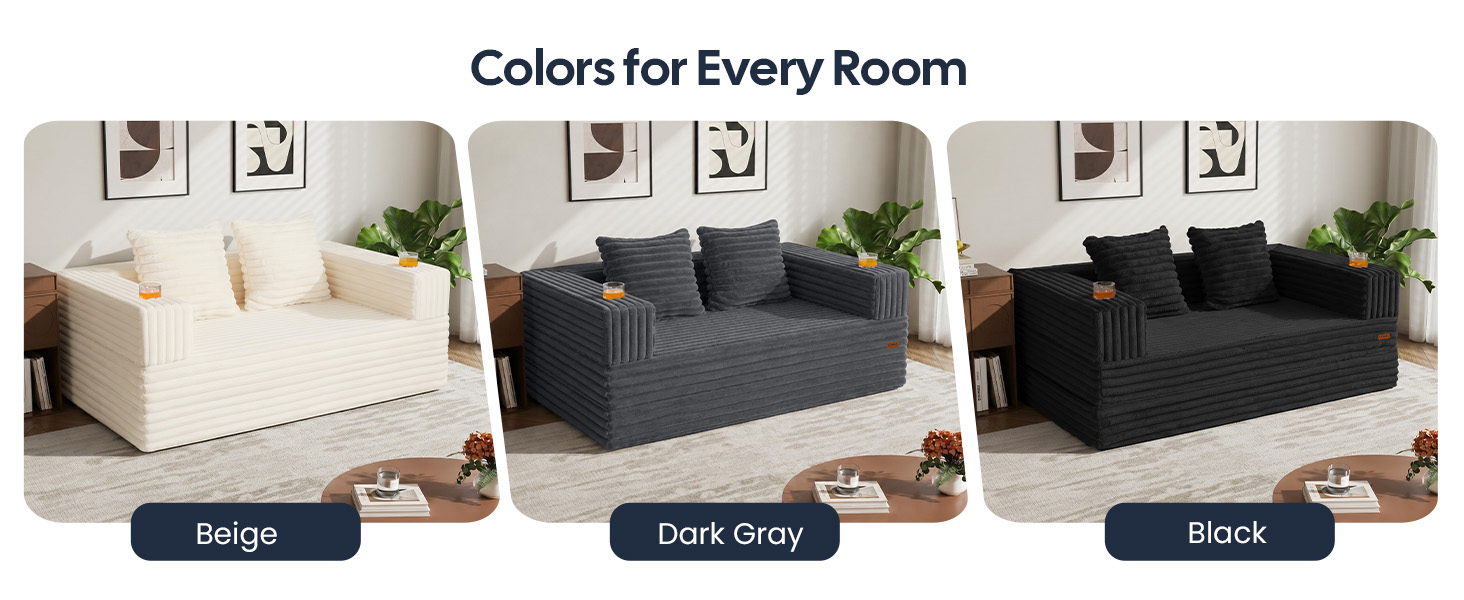 Futon Sofa Bed Convertible Sofa Bed Folding Boneless Couches Boneless Couch for living room
