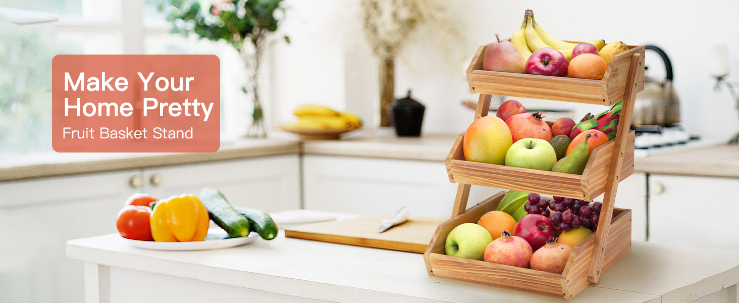 Fruit basket stand
