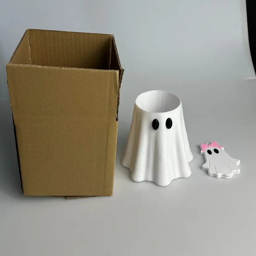 Spooky Can Accessories - Witch Hat Can Topper & Ghost Can Sleeve