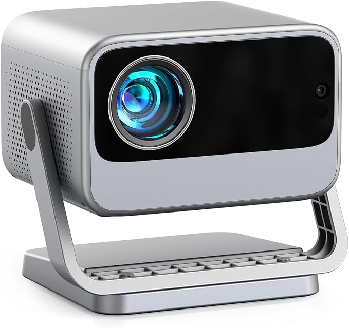 4K Video Projector, [Officially Certified App & DoIby Audio] VOPLLS 30000 Lumens Auto Focus/Keystone Video Projector, FHD 1080P Portable Projector WiFi Bluetooth/Home Theater/Phone