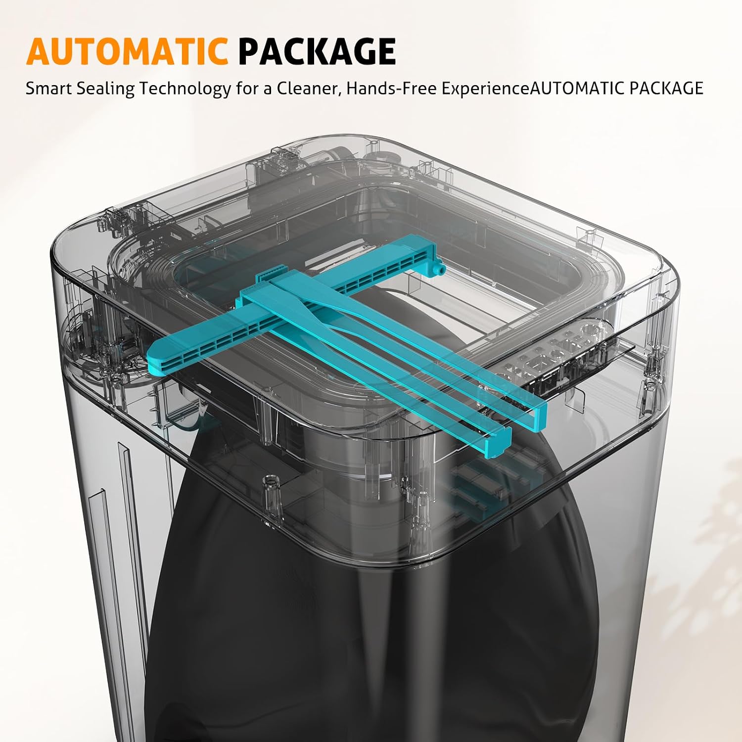 Automatic 8 Gallon Motion Sensor Trash Can Smart Self Sealing 30L