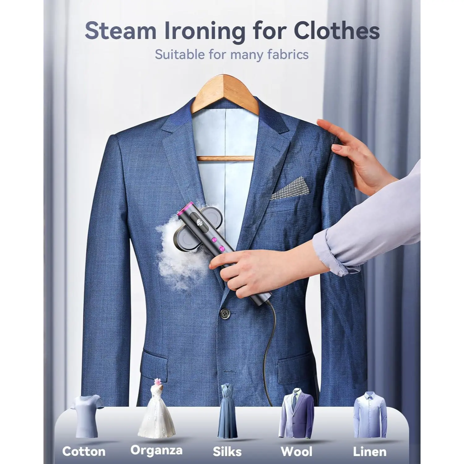 Garment Steamer Iron 2 in 1