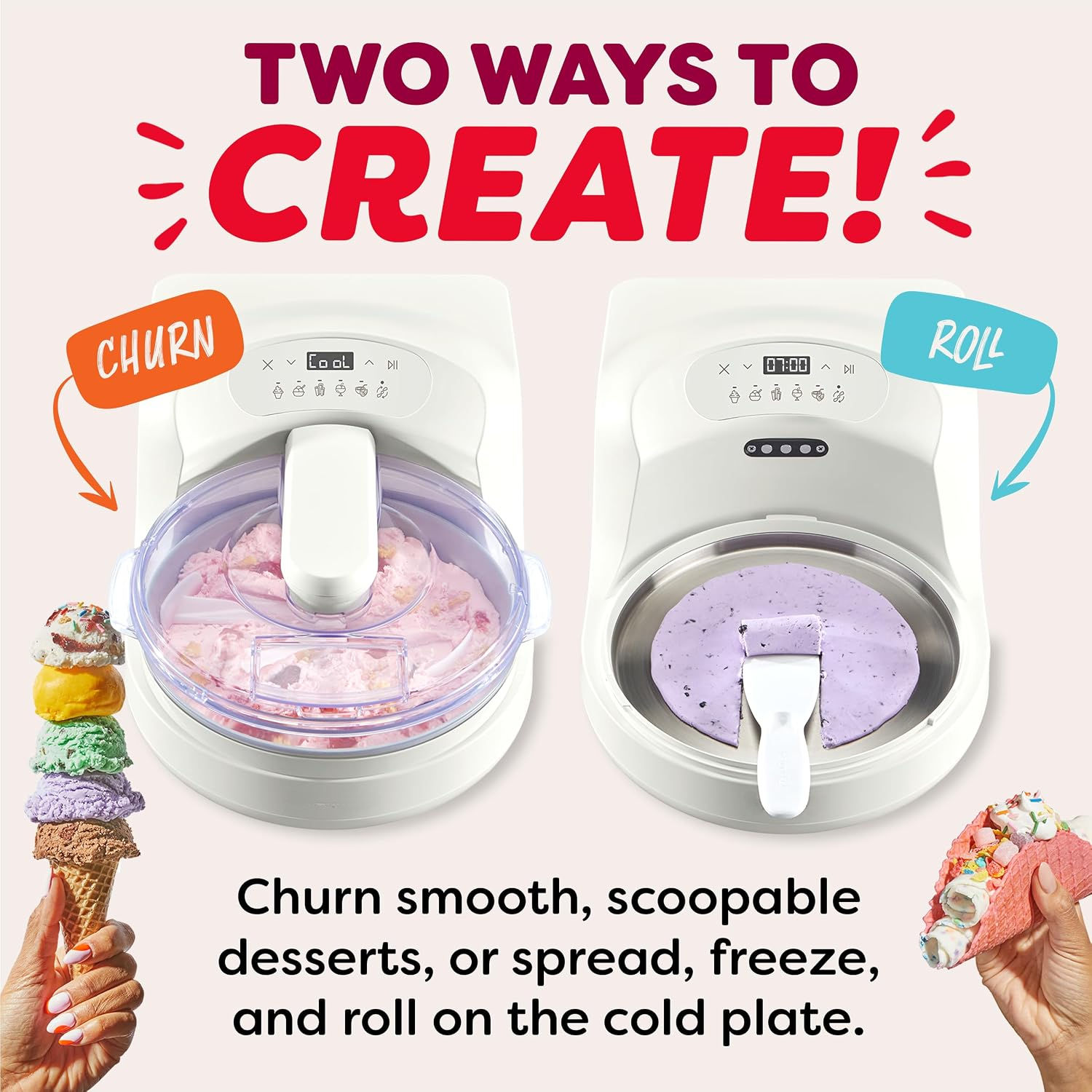 6-in-1 Ice Cream Maker in Minutes