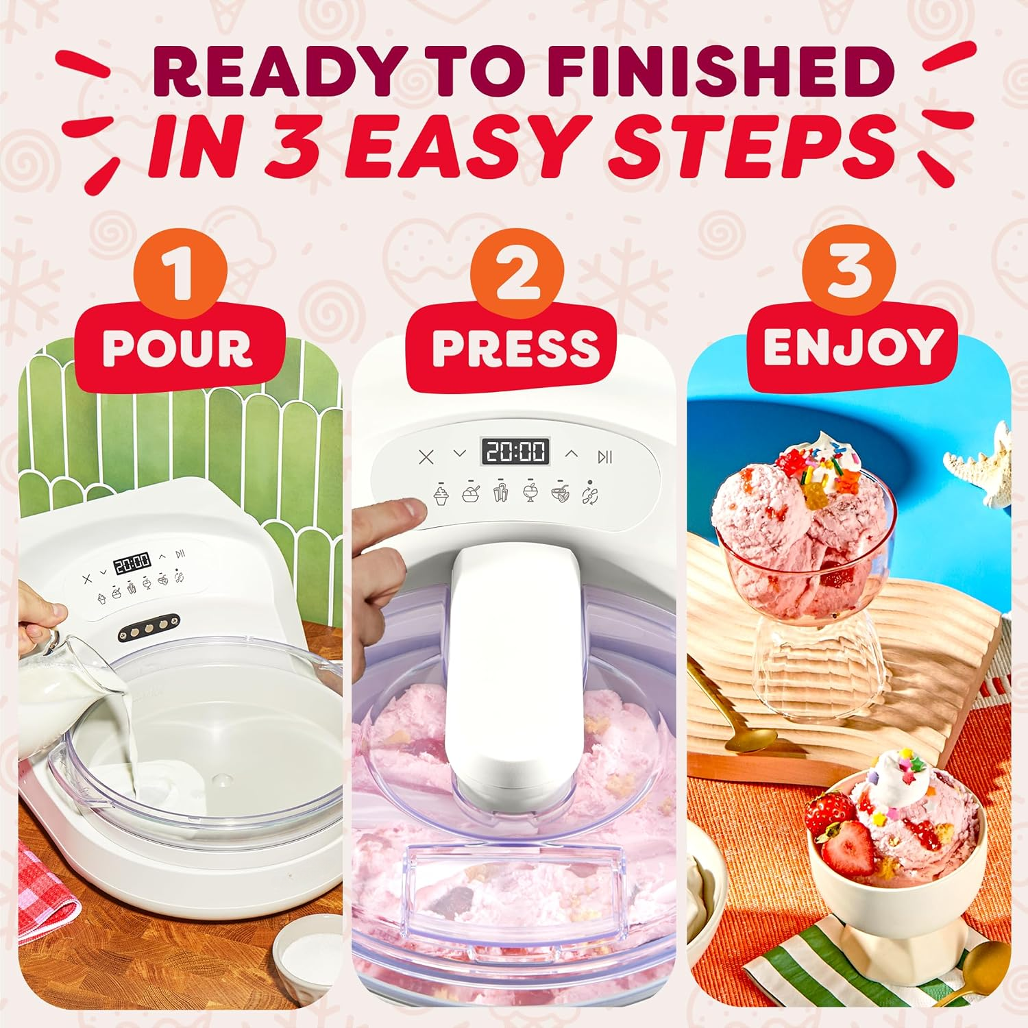 6-in-1 Ice Cream Maker in Minutes