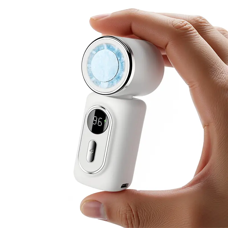 3-in-1 Mini Portable Handheld Clip Cooling Fan - 3000mAh Rechargeable Battery, 5 Speeds, 180° Adjustable Airflow, USB Powered, Ideal for Travel, Office, Travel Stuff, Portable Fans Essentials