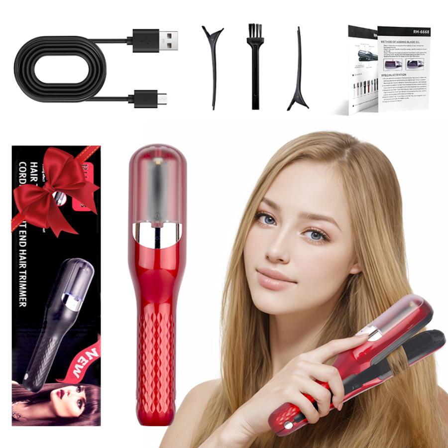 USB Charging Hair Trimmer, Multi-Functional Electric Clipper, Portable Split Ends Trimmer, Home Use, Auto Hair Cutter, Gift Idea