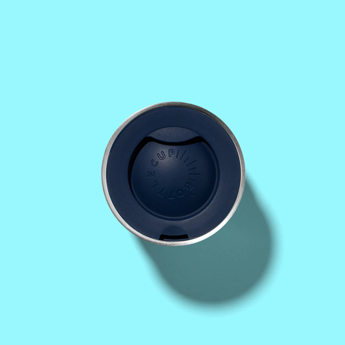 2‑in‑1 reusable insulated water bottle & coffee cup with hidden stored lid, modular build, keeps drinks hot or cold for travel and on‑the‑go use. 