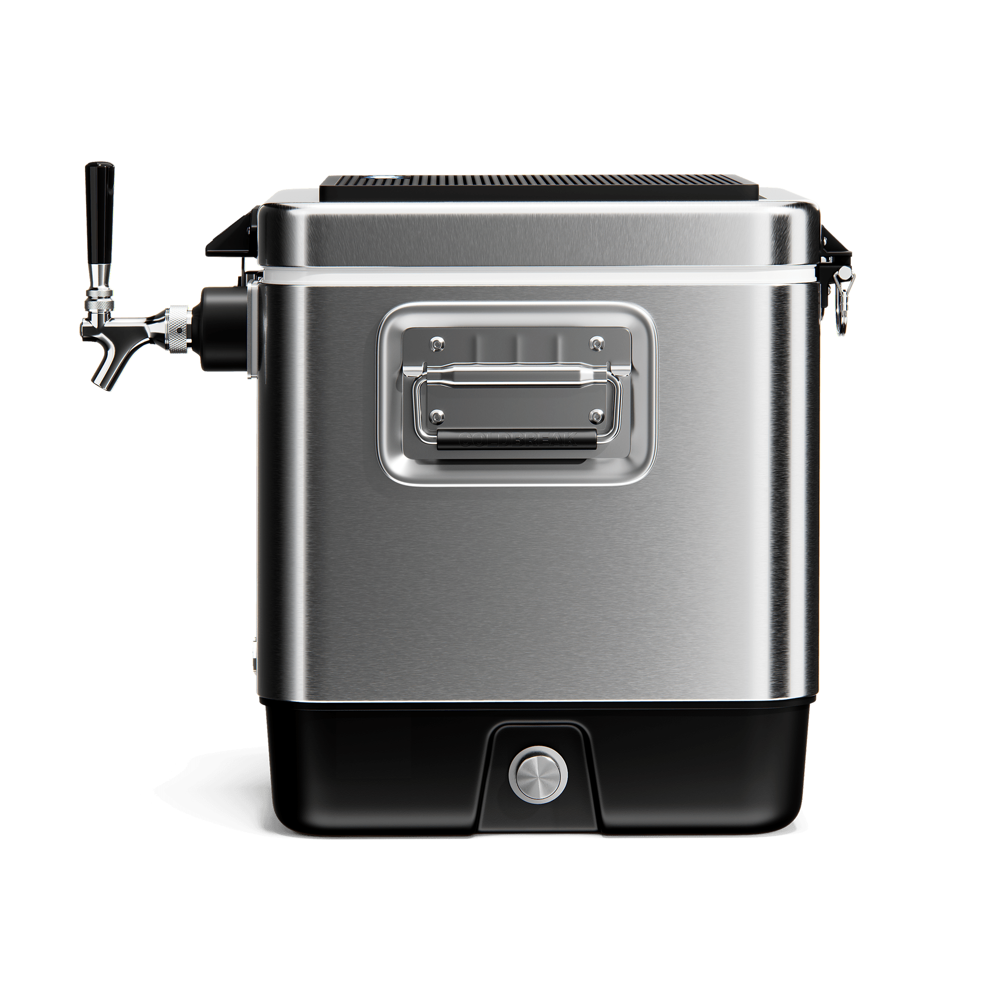 Professional‑grade portable draft‑beer bar with 50‑foot stainless‑steel coil and front‑input design, ideal for serving chilled draught beer at parties, camping and outdoor events.