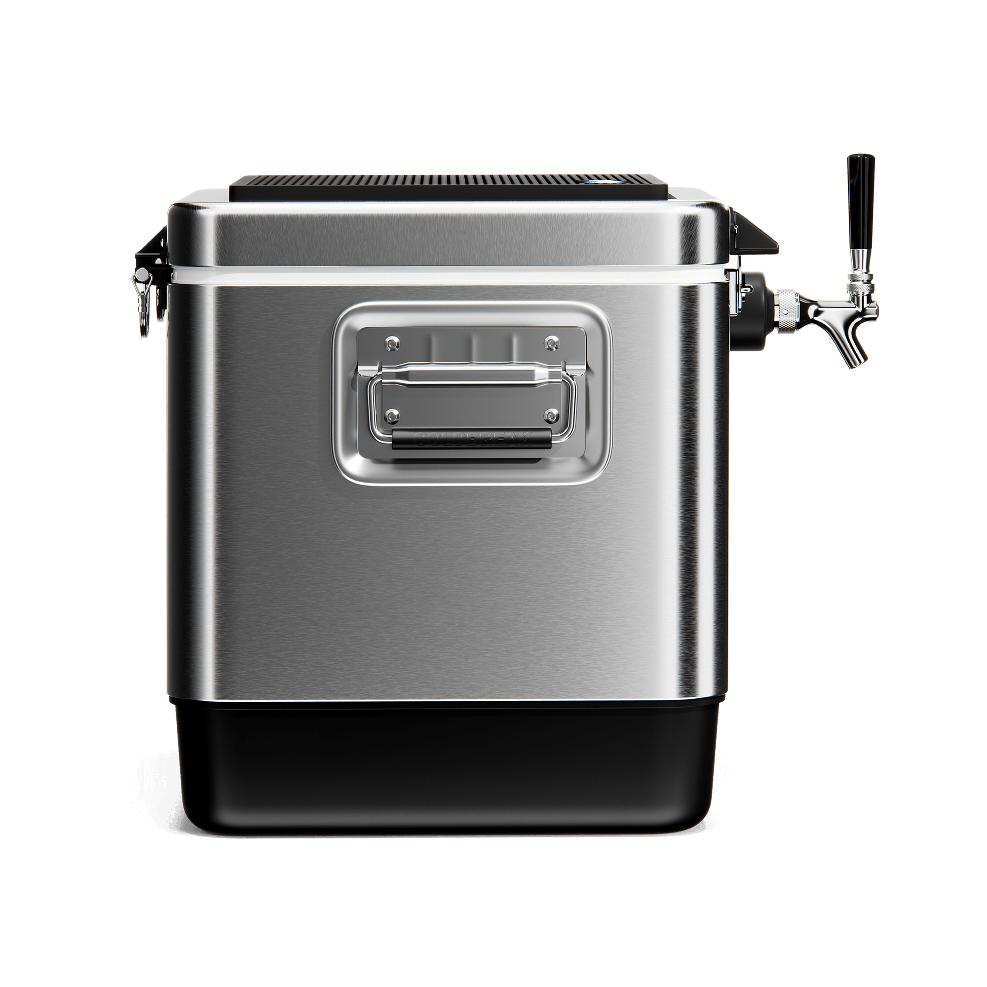 Professional‑grade portable draft‑beer bar with 50‑foot stainless‑steel coil and front‑input design, ideal for serving chilled draught beer at parties, camping and outdoor events.