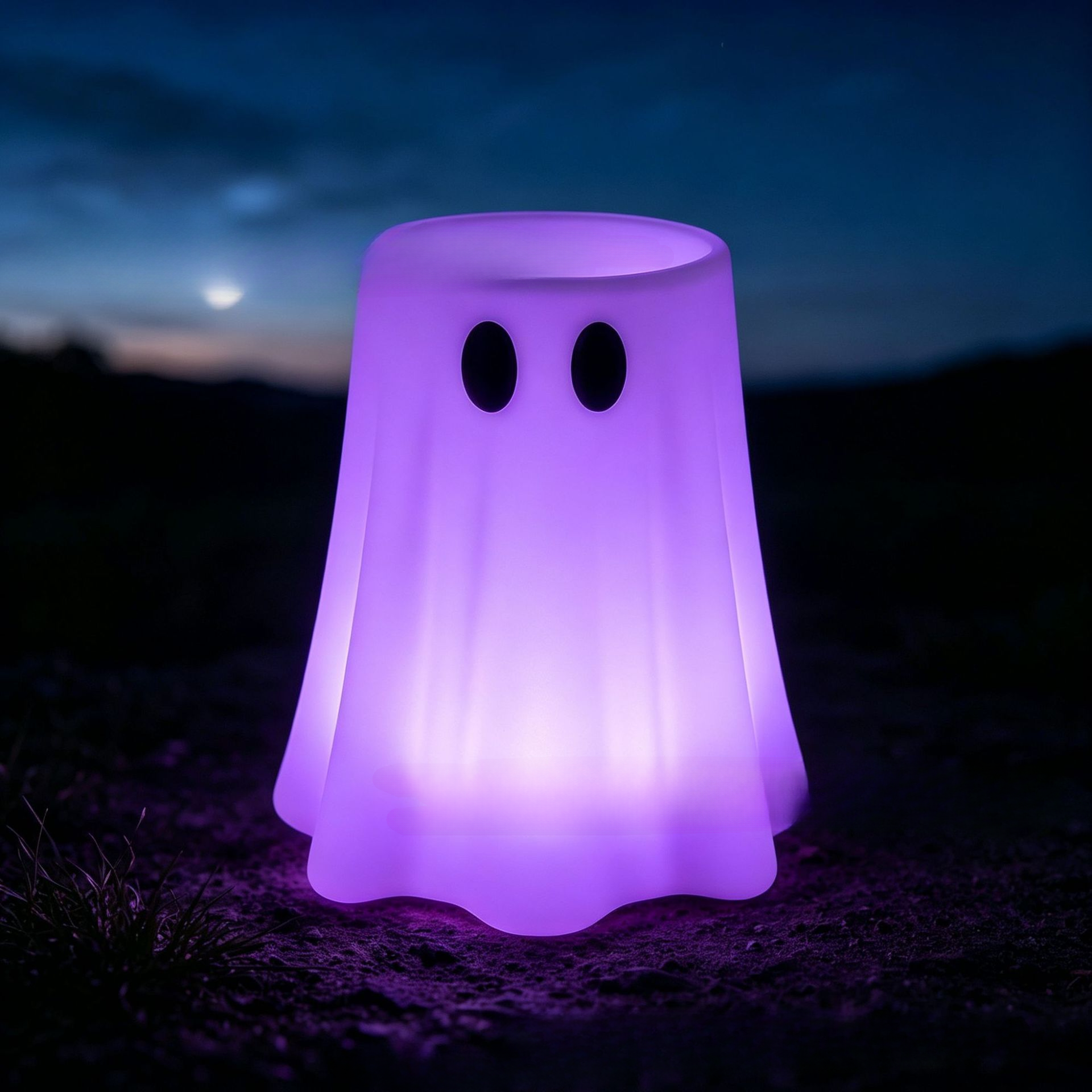 Spooky Can Accessories - Witch Hat Can Topper & Ghost Can Sleeve