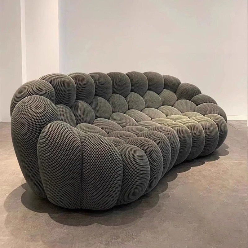 Compression Bubble Sofa, 1/3 Seat Special-Shaped Designer Sofa, Internet Celebrity Light Luxury Living Room Leisure Sofa