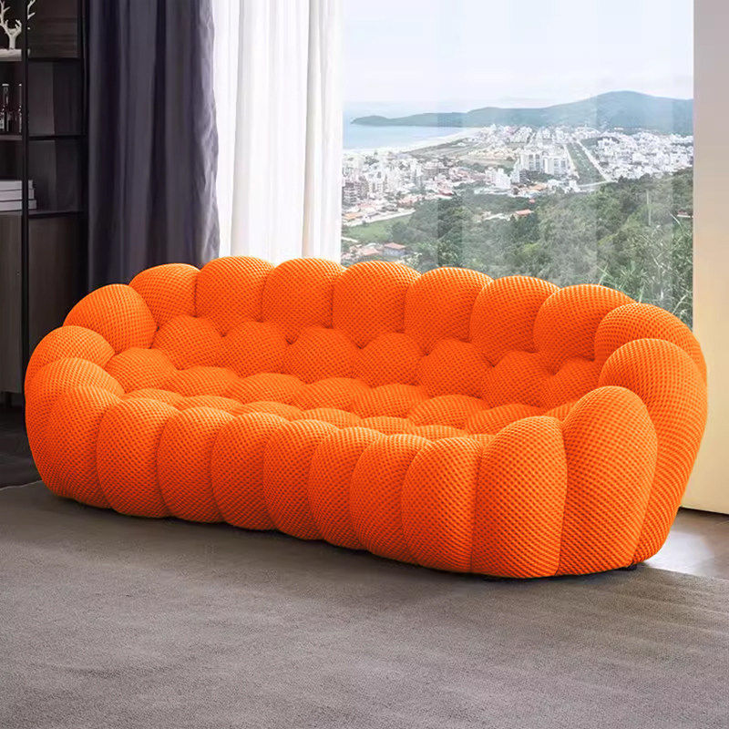 Compression Bubble Sofa, 1/3 Seat Special-Shaped Designer Sofa, Internet Celebrity Light Luxury Living Room Leisure Sofa