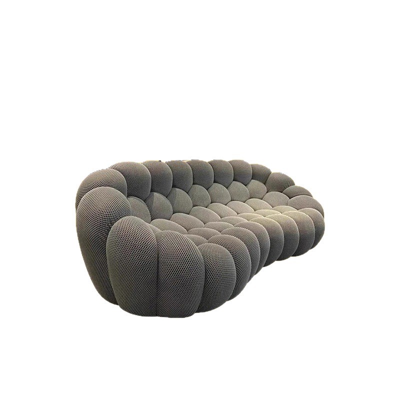 Compression Bubble Sofa, 1/3 Seat Special-Shaped Designer Sofa, Internet Celebrity Light Luxury Living Room Leisure Sofa
