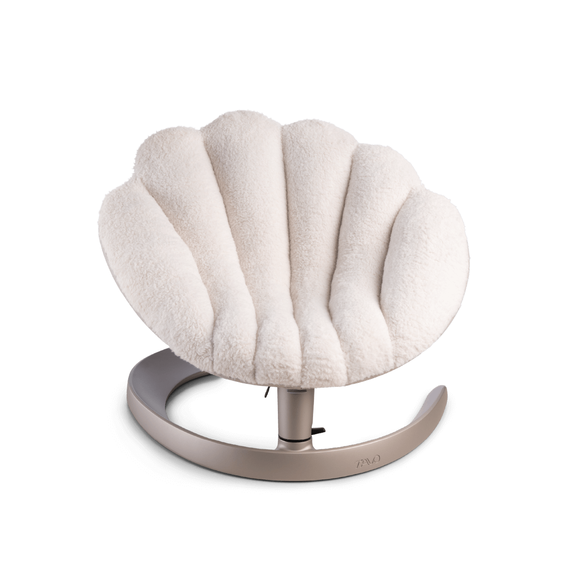 This shell‑shaped swinging pet bed delivers calming side‑to‑side movement, with machine‑washable fleece padding and stable aluminium framing for safe, cosy rest.