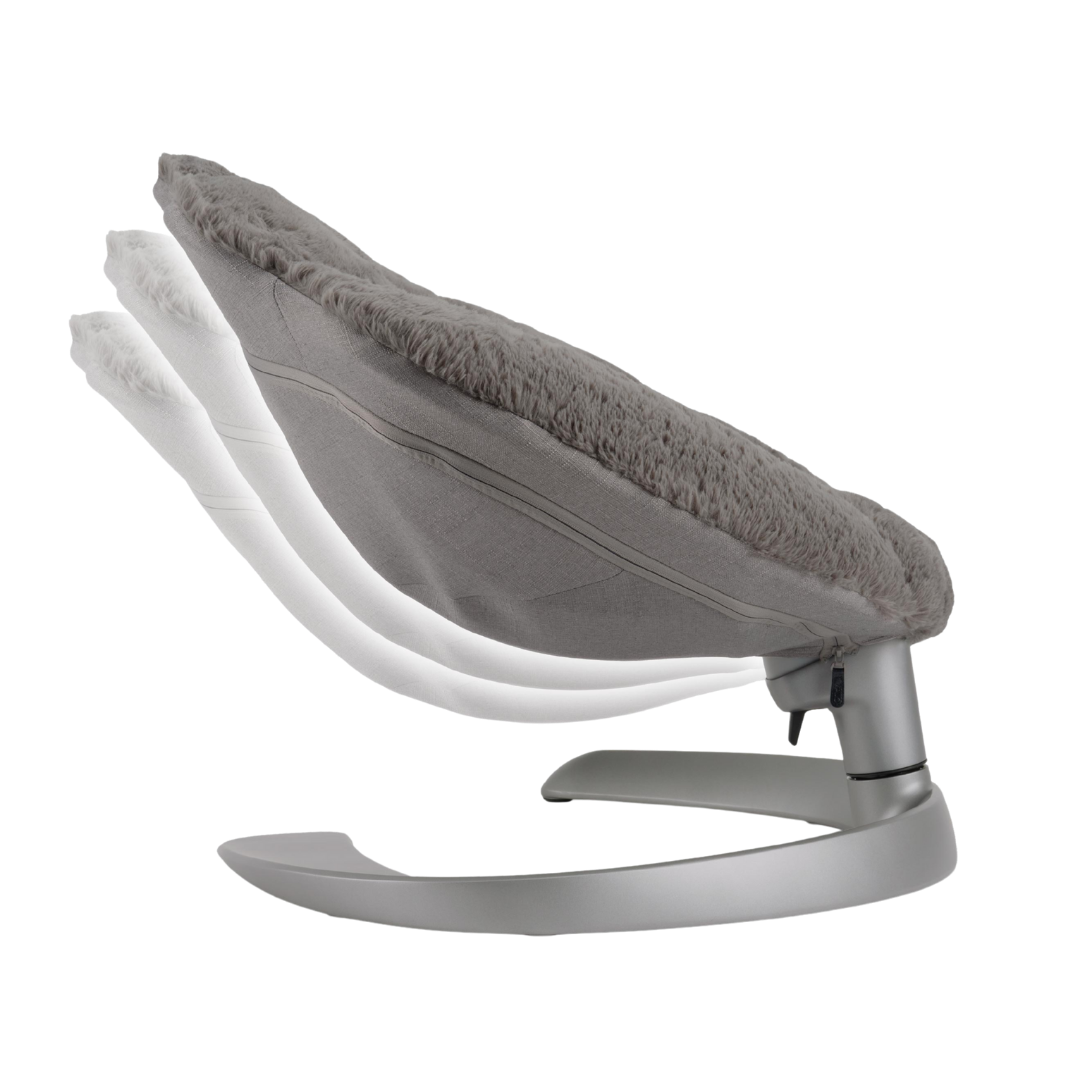 This shell‑shaped swinging pet bed delivers calming side‑to‑side movement, with machine‑washable fleece padding and stable aluminium framing for safe, cosy rest.