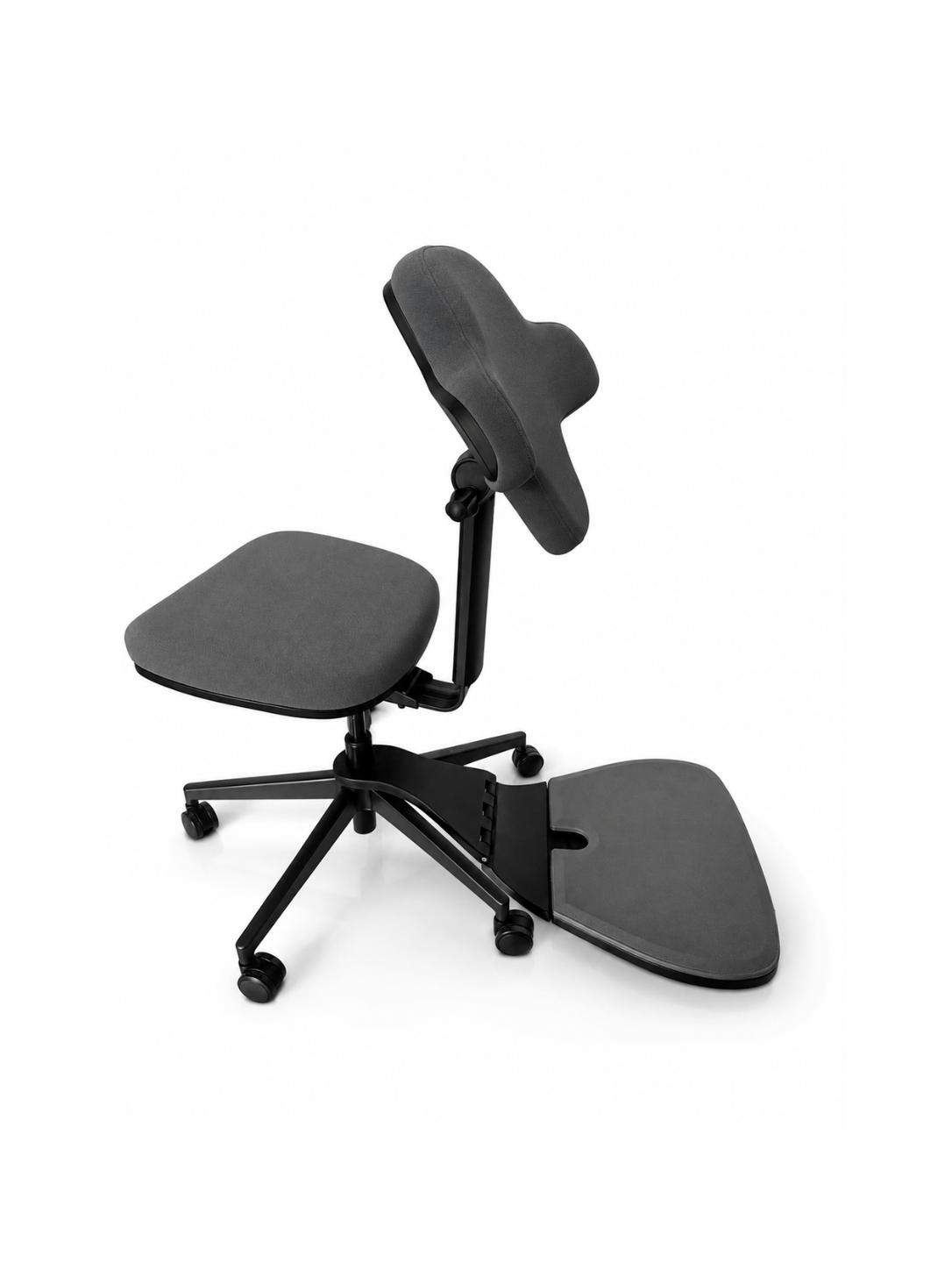 Offers 6 adjustable working positions for sitting, leaning, perching and standing, supporting natural posture shifts across your working day.