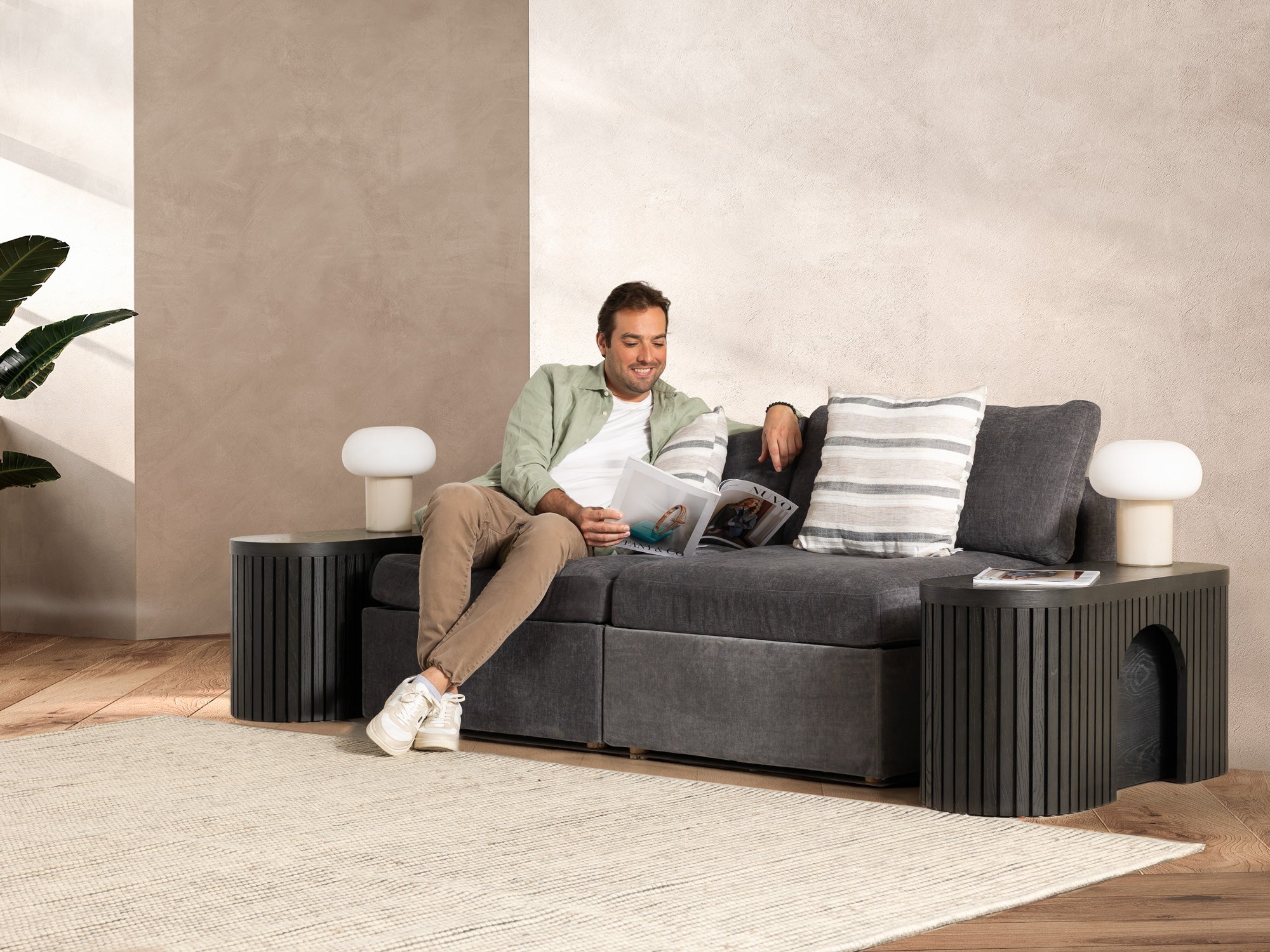 Practical extendable round dining set; storage‑built bench holds extra panels, robust hardwood build, smooth gliding rails and matching premium finishes.