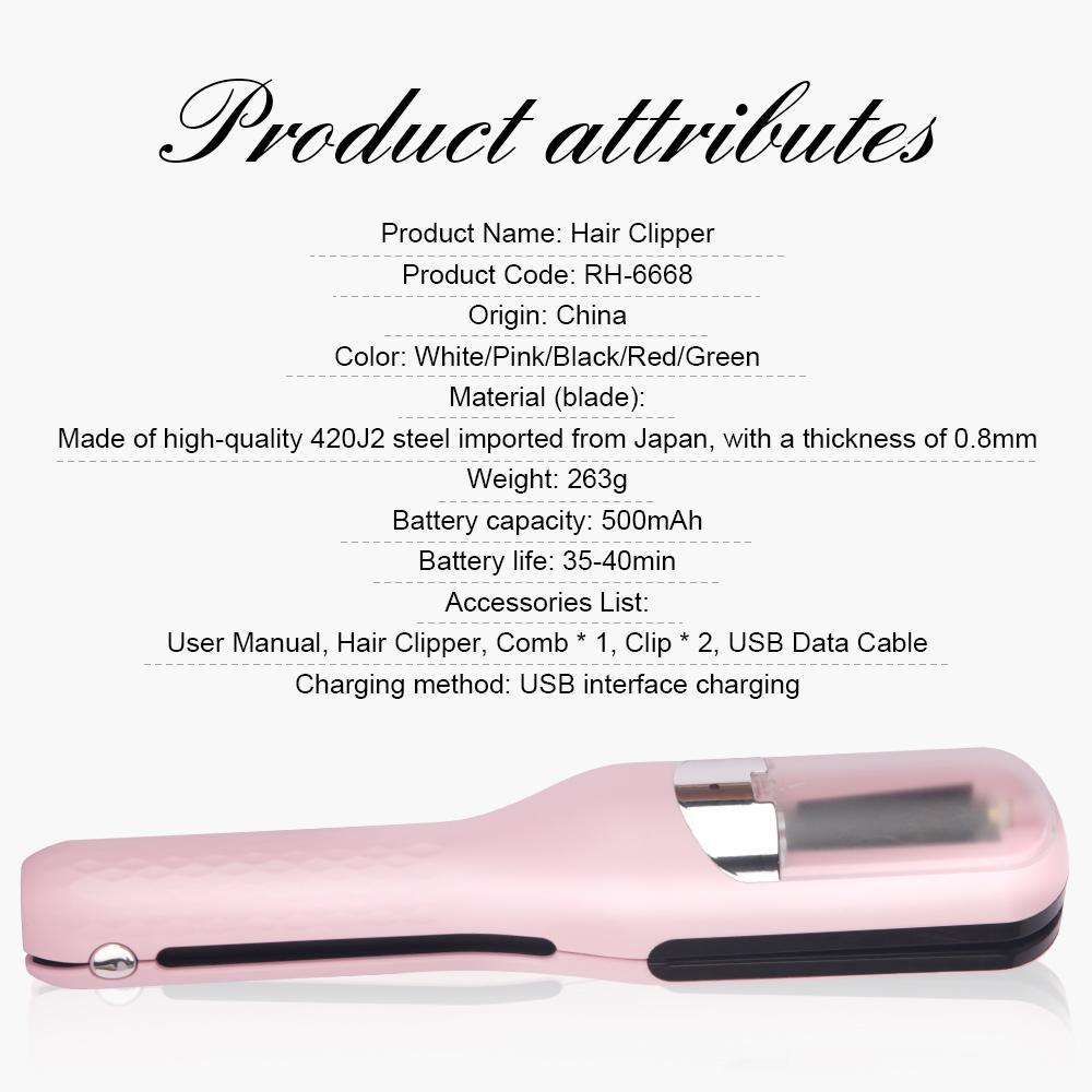 USB Charging Hair Trimmer, Multi-Functional Electric Clipper, Portable Split Ends Trimmer, Home Use, Auto Hair Cutter, Gift Idea