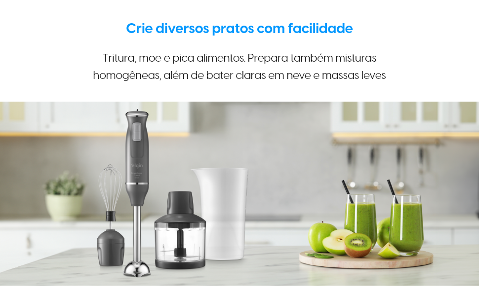mixer, mixer inox, mixer de m&atilde;o, mixer processador,