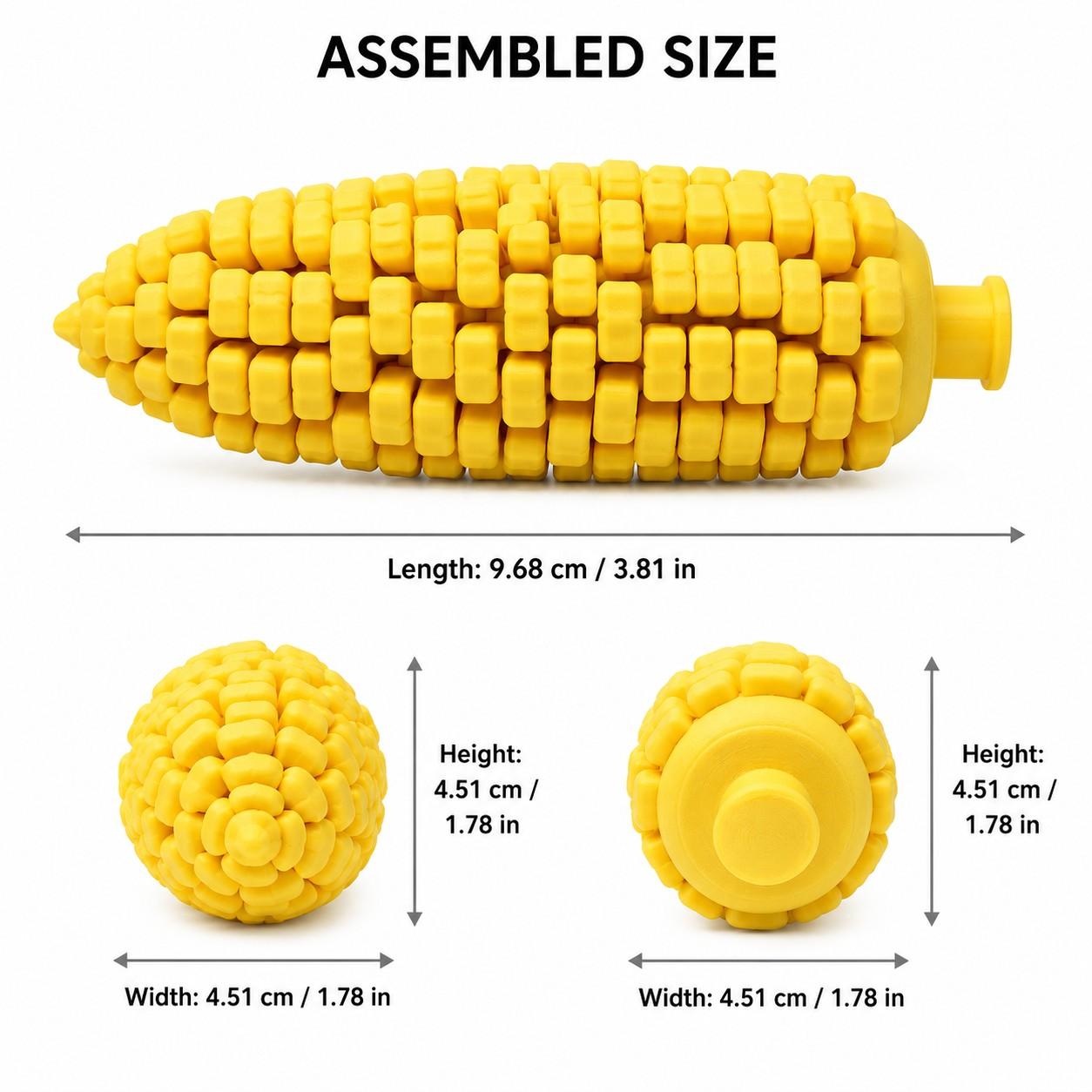 3D Printed Corn COB Toy with Joint Movement, Stress Relief Simulation, Office Relaxation Tool, Perfect Gift Idea, Fidget Gadget, Stress Relieving Tool, Stress Relief Tools, Fidgeting