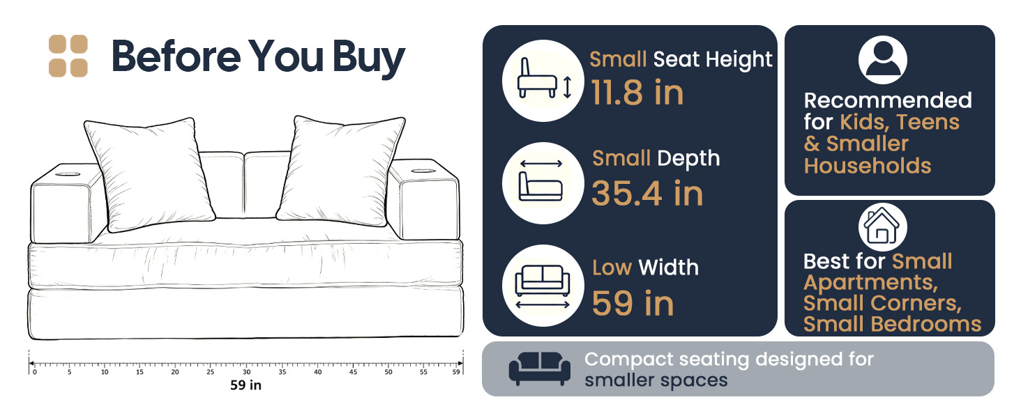 Futon Sofa Bed Convertible Sofa Bed Folding Boneless Couches Boneless Couch for living room