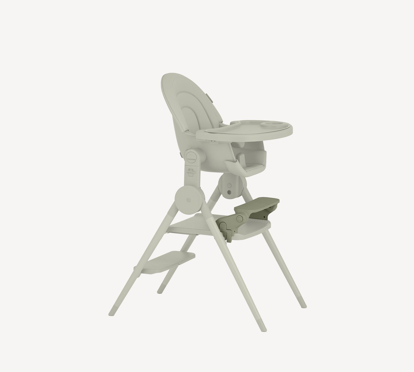 Versatile 5‑in‑1 modular kids furniture, converts to newborn insert, high chair, learning tower, rocker and footrest for ages birth‑5 years.