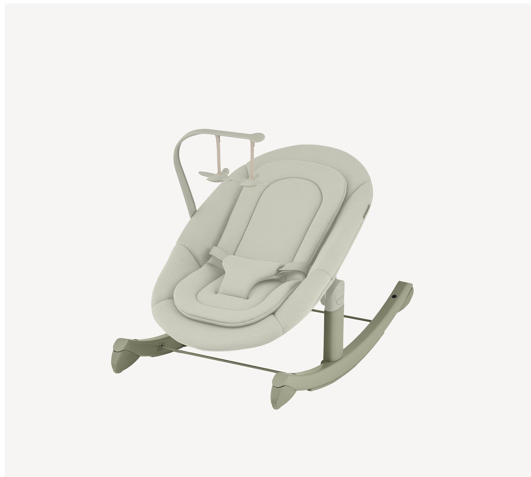 Versatile 5‑in‑1 modular kids furniture, converts to newborn insert, high chair, learning tower, rocker and footrest for ages birth‑5 years.