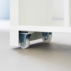 Pull-Out Bathroom Storage Cabinet displayed in a modern home