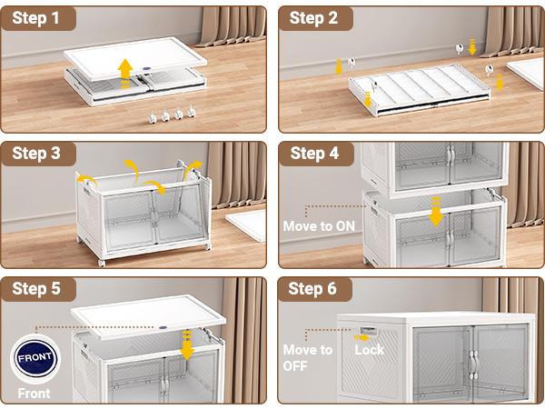 Broview V20 300QT/400QT/640QT Extra Large Stackable Storage Bins, Clear Plastic Closet Organizer Cabinet with Lid and Wheels, Collapsible Latch Boxes Folding Drawer with Door for Home Kitchen Room Organization Broview V20 300QT/400QT/640QT Extra Large Stackable Storage Bins, Clear Plastic Closet Organizer Cabinet with Lid and Wheels, Collapsible Latch Boxes Folding Drawer with Door for Home Kitchen Room Organization