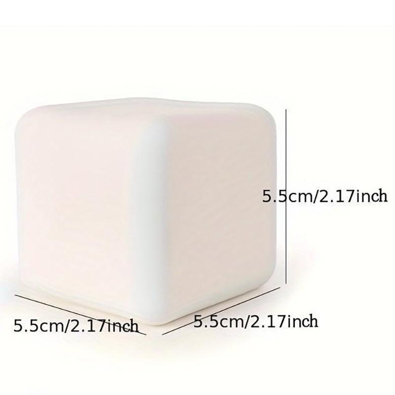 Plastic Moldable Slow-Return Toy, Creative Simulation Bean Curd, Compression Toy, Birthday Gift, Christmas Party Favors, Squishy Toys