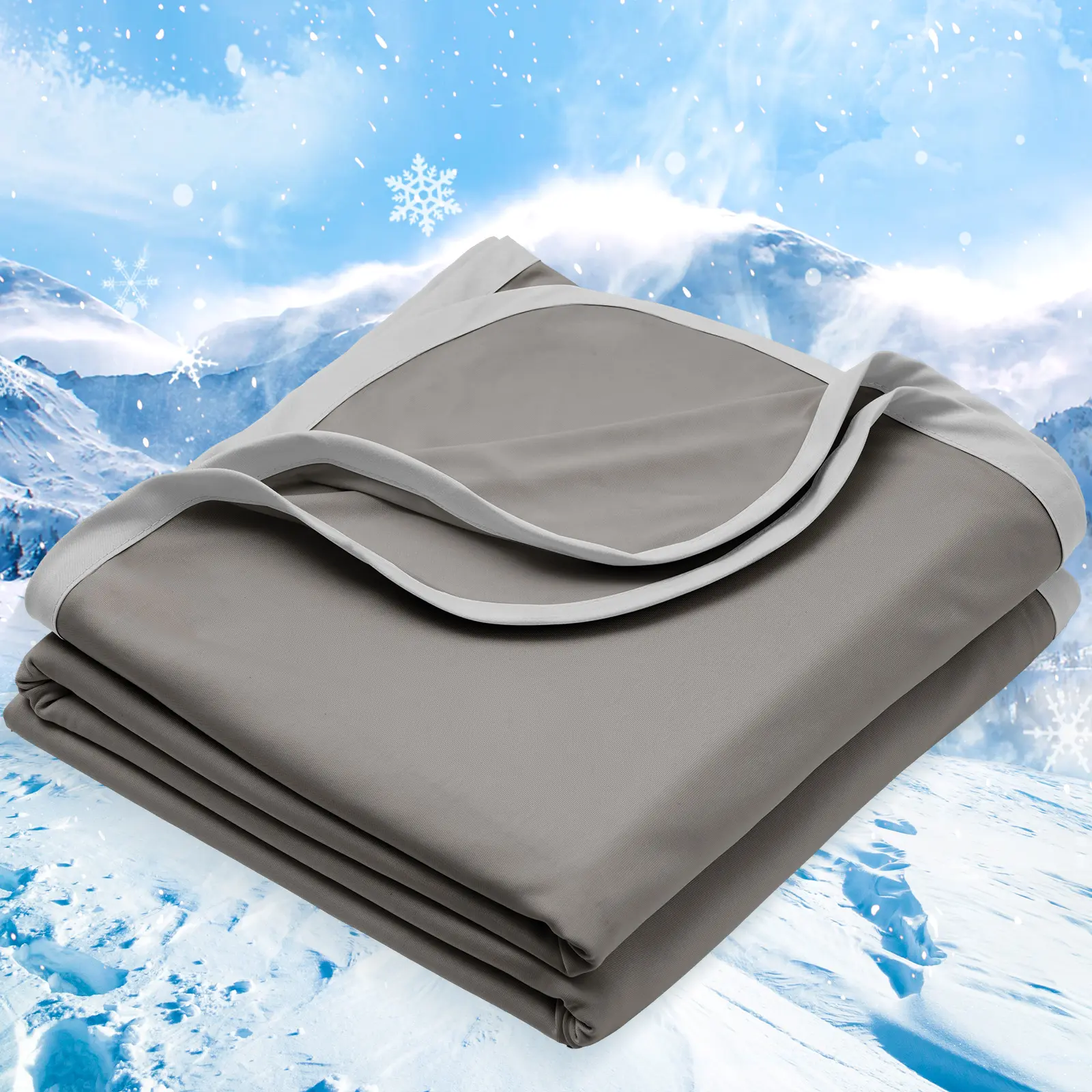 【Summer Sale】Double Cooling Blanket for Hot Sleepers, Arc-Chill Q-Max>0.5 with Double Cooling, Lightweight Summer Blanket Absorbs Heat to Keep Cool All Night for Night Sweats