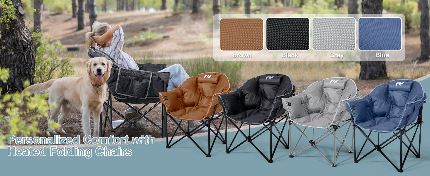 heated camping chair