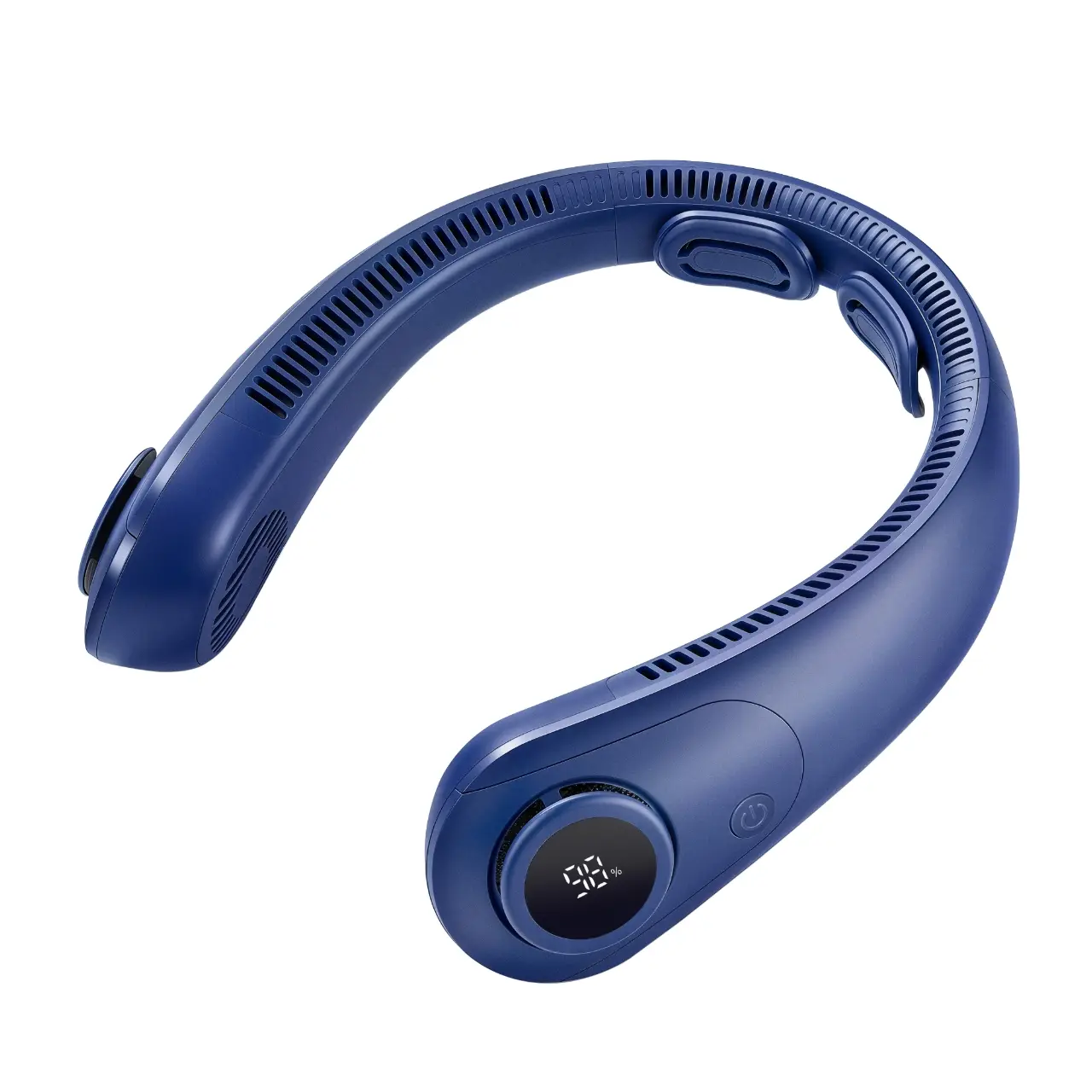 Hands-Free Portable Neck Fan, 5-Speed, LED Display, 5000mAh Rechargeable Wearable Cooling Personal Fan, Neck Support, Bladeless Neck Air Conditioner, Summer Gifts for Women/Men