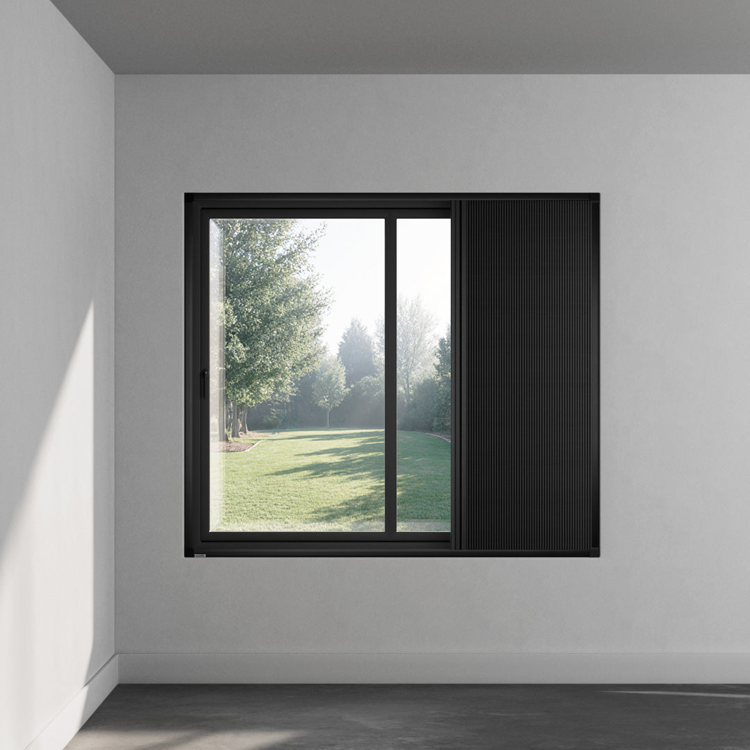 Gap‑free custom blackout blinds with double honeycomb fabric block 100% light, insulate against heat and cold, and reduce unwanted room noise.