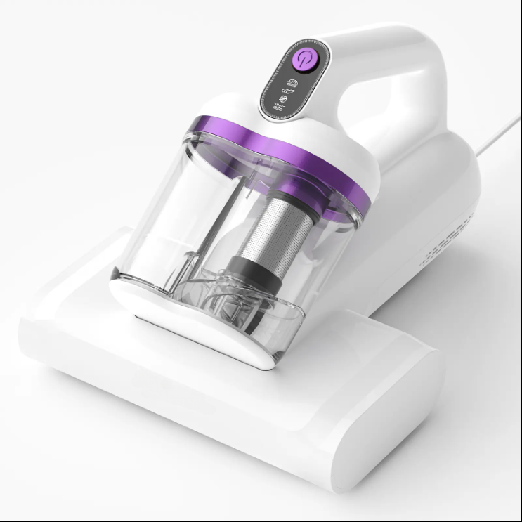 350W Mattress Vacuum Cleaner, UV‑C Light 12.5kPa Strong Suction Handheld Bed Vacuum with Dual‑Cup Design for Dust Mite, Pet Hair Removal