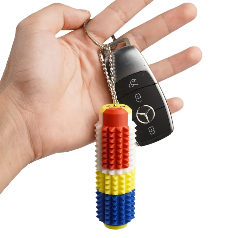 5-in-1 3D Printed Spiky Design Toys, Design for Stress Relief, Button Clicks, Spinners, Pocket Mini Toy for Adults Novelty Gifts