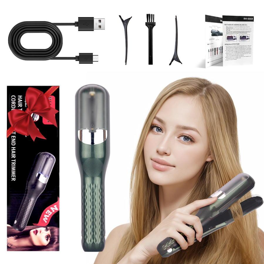 USB Charging Hair Trimmer, Multi-Functional Electric Clipper, Portable Split Ends Trimmer, Home Use, Auto Hair Cutter, Gift Idea