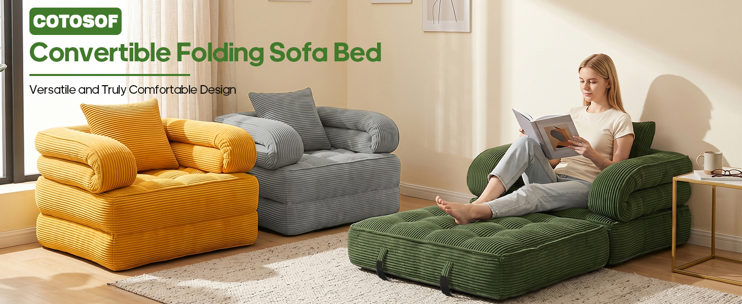Folding Sofa Bed Convertible Sleeper Chair