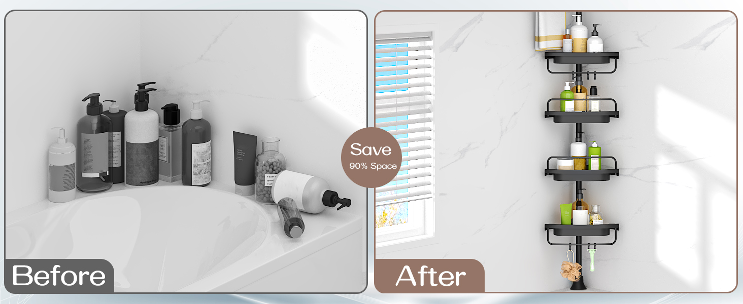 corner shower caddy