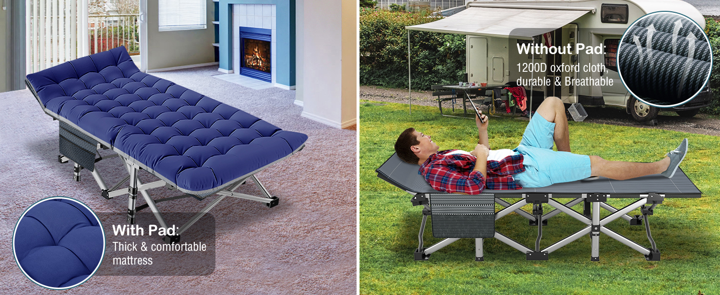 cots for sleeping