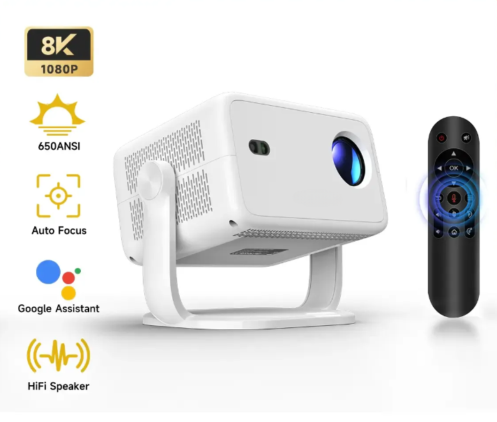  L018 Portable 1080P Projector with Android 14.0 & Google Assistant
