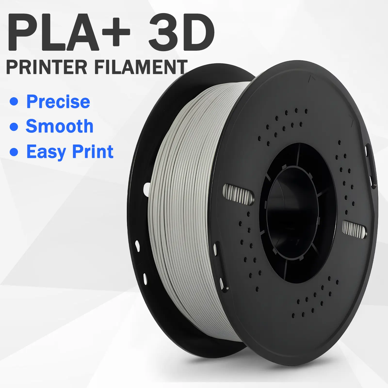 PLA+ 3D Printing Filament, 1.75mm 4-Color Gradient Filament, 2KG Tangle-Free Printing Material for FDM 3D Printers