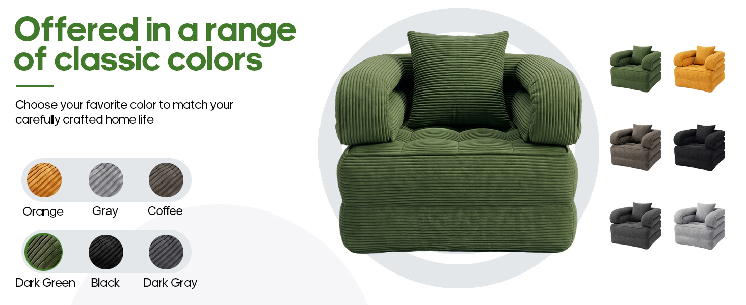 boneless sleeper chair