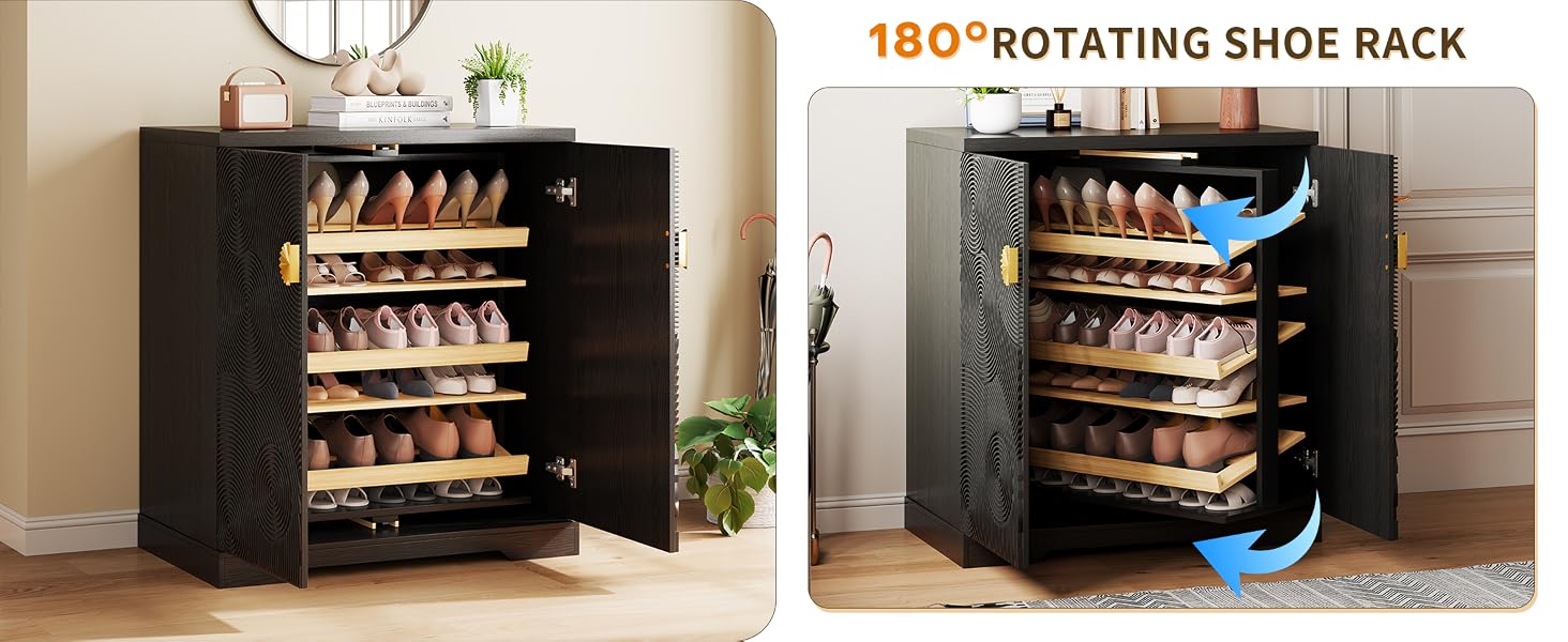 rotate shoe rack