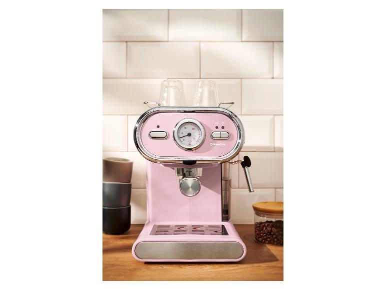 1100W espresso machine with 15‑bar pump, portafilter and swivelling 2‑in‑1 steam frother, auto shut‑off for delicious barista‑style home coffee.