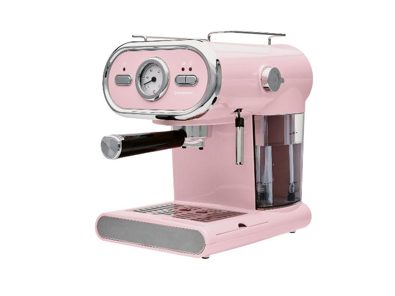 1100W espresso machine with 15‑bar pump, portafilter and swivelling 2‑in‑1 steam frother, auto shut‑off for delicious barista‑style home coffee.