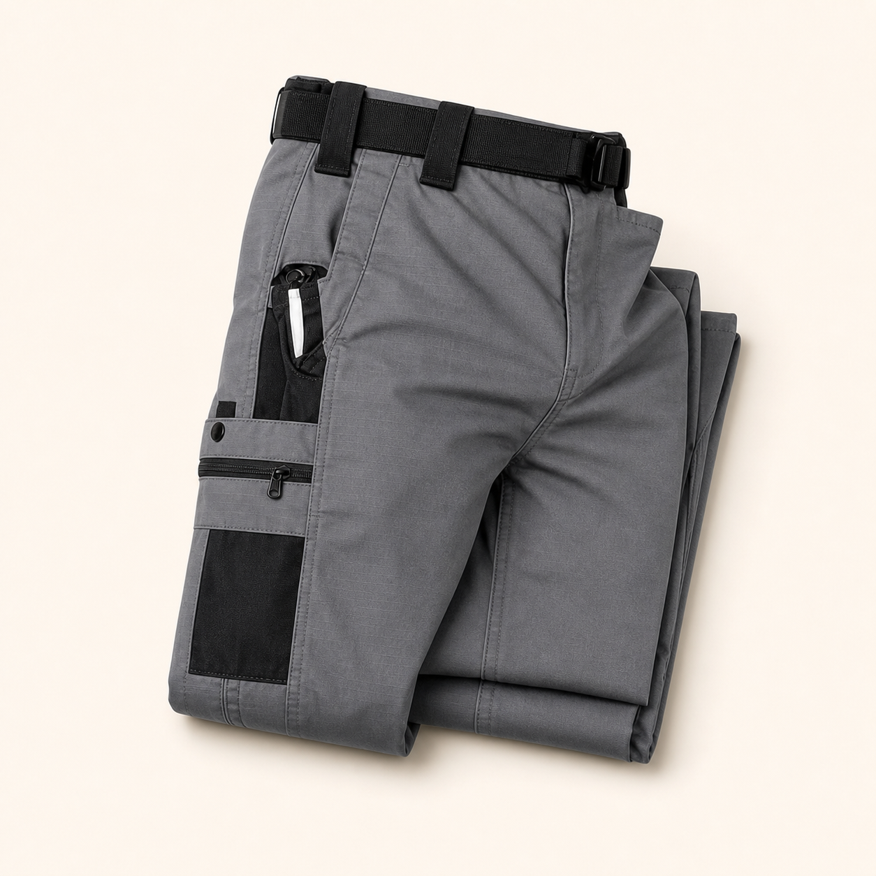 Unbranded men's tactical cargo pants in Grey